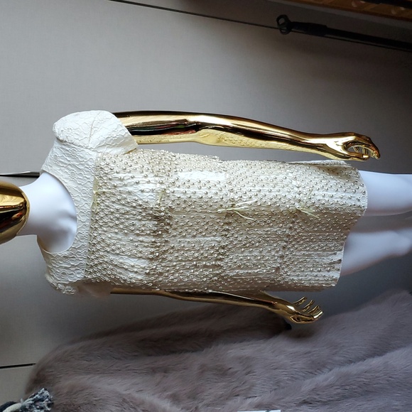 EUC Manoush Micro Mini Dress with Fringe - Picture 2 of 14